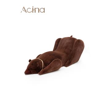 Acina 阿西娜意式設計師小熊沙發翹臀沙發單人客廳動物躺椅休閑椅