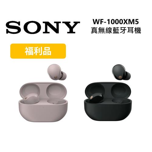 【拆封福利品】SONY 索尼 WF-1000XM5 真無線降噪耳機 玫瑰灰/黑色 公司貨 