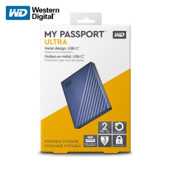 【現貨免運】 威騰 WD My Passport Ultra 星曜藍 2TB 2.5吋 Type-C 行動硬碟