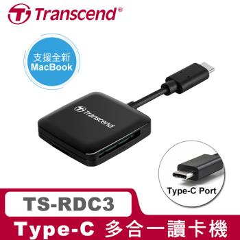 【現貨免運】 Transcend 創見 RDC3 Type-C 讀卡機 可讀SD microSD 安卓手機 Mac 適用