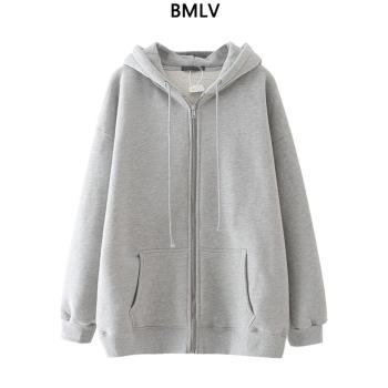 BM歐陽娜娜同款oversize連帽衛衣