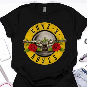 Guns N Rose Rock Punk T Shirt Women Tops Men Fans Clothes