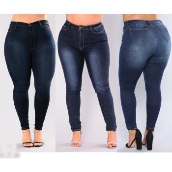 fat women plus size jeans for ladies denim pants大碼牛仔褲