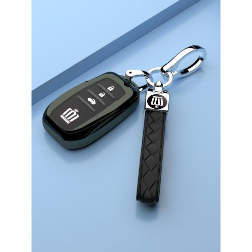 適用于豐田皇冠鑰匙套14代皇冠轎車專用高檔豪華改裝飾鑰匙殼扣男