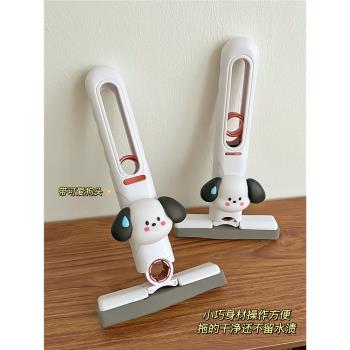 迷你小拖把廚房浴室免手洗海綿吸水膠棉衛生間洗手間用懶人小拖布