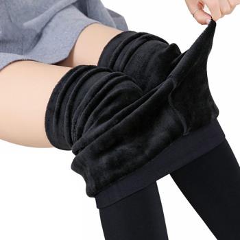 加絨高腰踩腳長褲 Long pants can be worn over the fleece foot