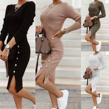 dress long plus size winter for women black ladies dresses