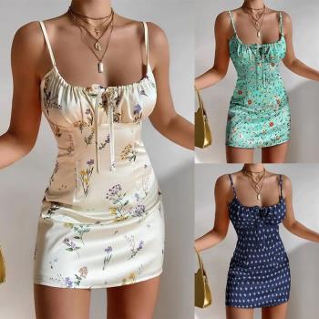 dress dresses women summer casual sexy floral more than blue