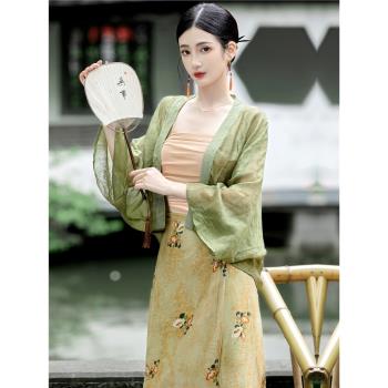 新中式超仙半身裙小洋裝宋制漢服