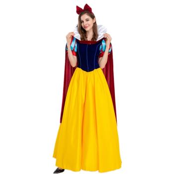 童話白雪公主裙cosplay公主成人兒童節日年會表演出服禮服舞臺裝