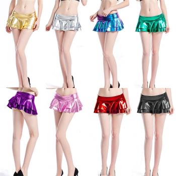 炫彩性感夜店酒吧表演服半身裙