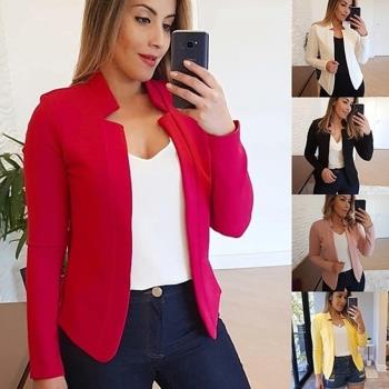 women blazer jacket coat spring business formal suit solid
