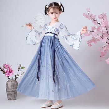 女童公主唐裝齊胸襦裙漢服中國風
