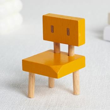 日系治愈小擺件辦公室情緒玩意電腦裝飾桌面房間創意椅子好物禮物