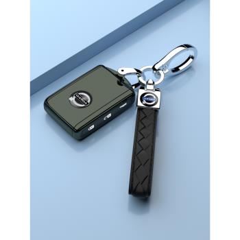 適用2022款沃爾沃xc60鑰匙套s90高檔volvo汽車用品s60鑰匙包殼扣