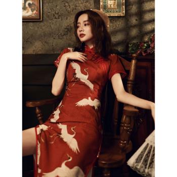 旗袍女改良版年輕款中國風旗袍
