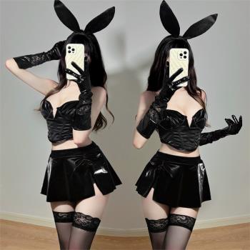 歐美酒吧dj女團gogo領舞臺裝DS表演服夜場性感角色扮演兔女郎套裝
