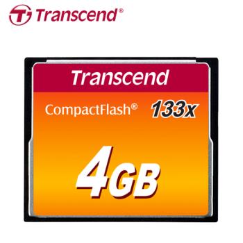 【現貨免運】 Transcend 創見 CompactFlash 133 4GB 記憶卡 數位單眼/攝影機 適用 CF卡