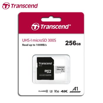 【現貨免運】Transcend 創見 300S microSD 256GB 記憶卡 附轉卡
