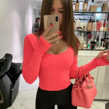 Bodysuit Women Long Sleeve Bodycon Sexy Club Party Outfits