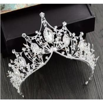 Wedding Crown Bridal Headpie Crystal Diadem Queen Crown