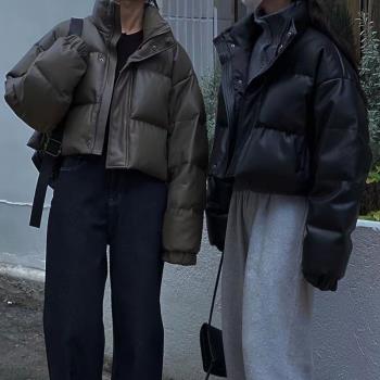 外套女韓國chic復古寬松短款外套