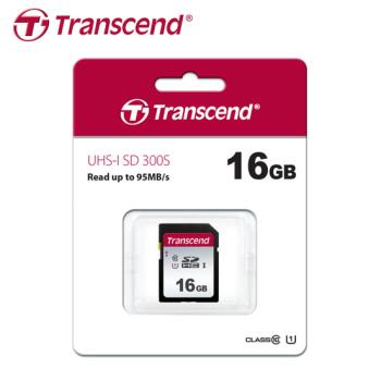 【現貨免運】 Transcend 創見 300S SDHC 16GB UHS-I 相機記憶卡