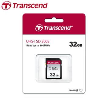 【現貨免運】 Transcend 創見 300S SDHC 32GB UHS-I 相機記憶卡