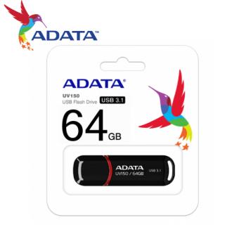 【現貨免運】ADATA 威剛 UV150 64G 黑色 USB 3.2 隨身碟 速度可達100MB