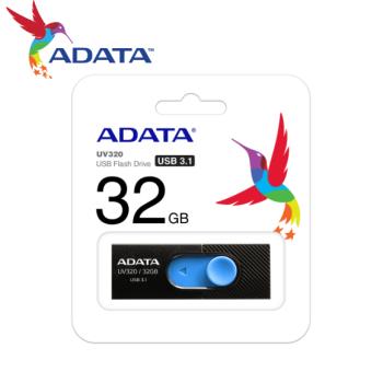 【現貨免運】ADATA 威剛 UV320 USB 3.2 32G 推式 高速隨身碟 黑藍色