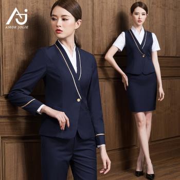 空姐制服女高階南航職業套裝置業顧問美容師高鐵售樓部工作服工裝
