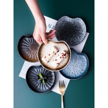 日式陶瓷創意可愛下午茶瓜子餐盤