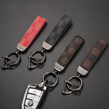 汽車鑰匙扣適用于寶馬奔馳奧迪大眾保時捷路虎通用男女鑰匙鏈掛件