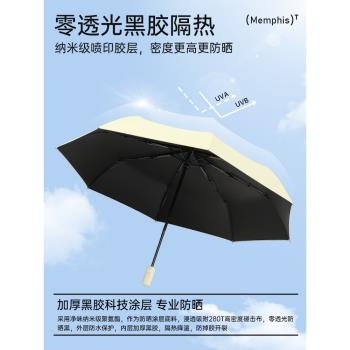 TIME&LOVER全自動防回彈雨傘遮陽傘防紫外線女晴雨兩用折疊太陽傘