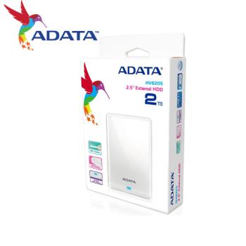 【現貨免運】ADATA 威剛 HV620S 2TB 白色 2.5吋 USB 3.2 外接式硬碟 薄型設計
