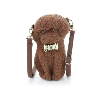 香港Adamo 3D Bag領帶貴賓狗單肩包女款可愛立體動物包單肩斜挎包