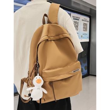 尼龍雙肩包2023新款時尚牛津紡書包女生大學生大容量旅行手提背包