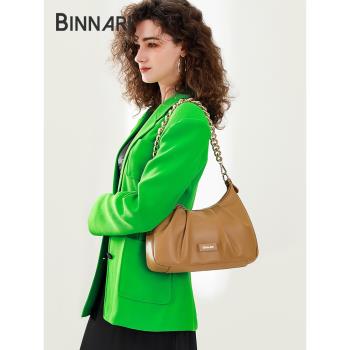 Binnari手拎氣質跨肩女士包包