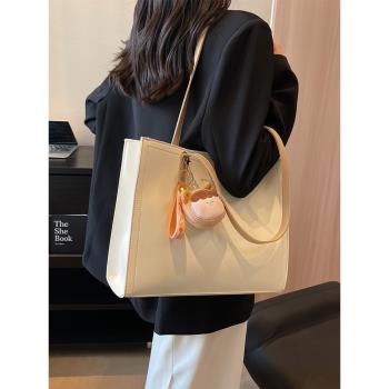 高階感大包包女新款2023時尚質單肩包大容量通勤包夏天爆款托特包