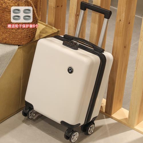 14寸小型拉桿行李箱男女春秋航空登機箱16旅行輕便密碼皮箱子可愛