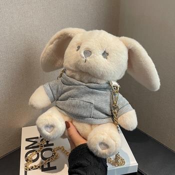 包包女可愛小兔子卡通毛絨玩偶