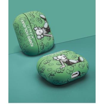 蘋果airpods3保護套airpods2代ins風創意小眾情侶防摔男女磨砂無線藍牙耳機套盒潮牌airpod3硬殼