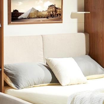 隱形壁床折疊床五金配件床頭軟包隱形壁床床上靠墊可折疊簡約軟包