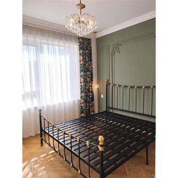 歐式成人鐵藝床雙人床1.8米1.5米單人床現代簡約1.2米兒童公主床
