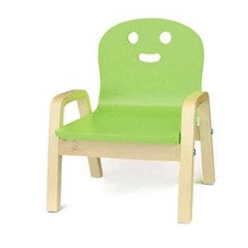 特價迷你實木兒童餐椅寶寶凳子笑臉木制吃飯靠背板凳幼兒園學習椅