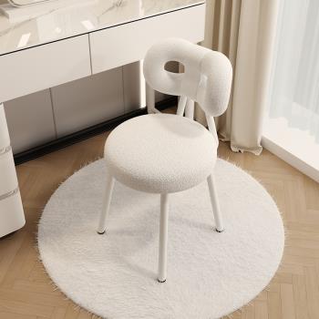 網紅亞克力椅子透明輕奢高級水晶餐椅凳子靠背扶手餐桌家用化妝椅