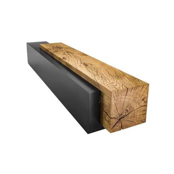 工業風原木長條凳簡約實木電視柜民宿酒店復古坐凳設計師創意木墩