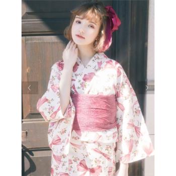 日式改良和服 日系少女和服連衣裙 旅游寫真 日式美容日料店和服