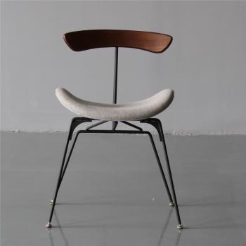 螞蟻餐椅椅工業風北歐鐵藝椅子網紅簡約輕奢復古個性書房椅設計師
