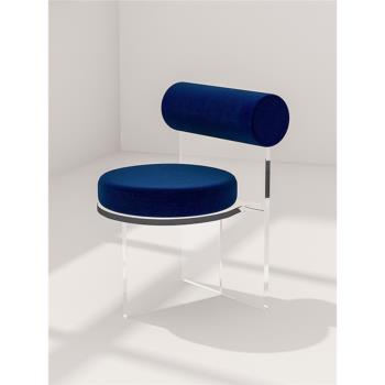 UP設計師家居亞克力餐椅北歐極簡網紅塑料家用餐椅現代簡約餐椅